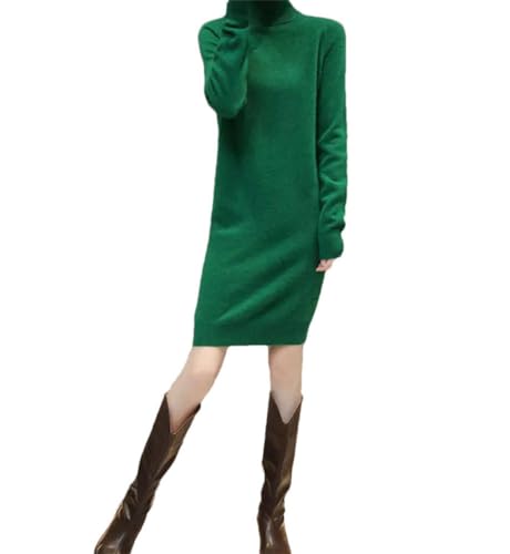 Vestidos largos de cachemira de punto para protegerte del frío en invierno