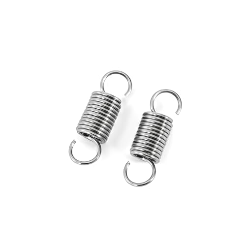 2 Stück Federstahl-Zugfeder mit Haken spring, Drahtdurchmesser 2.0mm, OD 20mm, Länge 50mm, Stärke Zugfeder 2 Stück Federstahl-Zugfeder mit Haken spring, Drahtdurchmesser 2.0mm, OD 20mm, Länge 50mm, Stärke Zugfeder