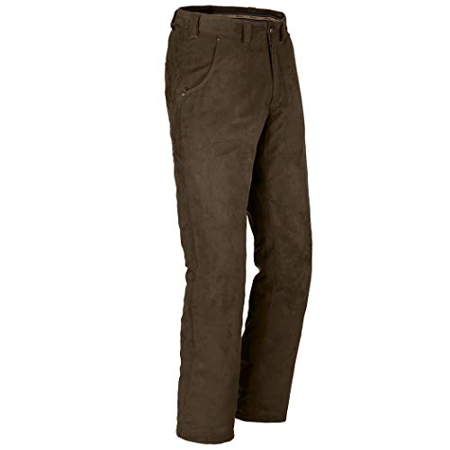 Blaser Light Markus - Pantalones de caza para hombre, impermeables, color marrón, resistentes al viento, con bolsillo para cuchillos, talla: 46