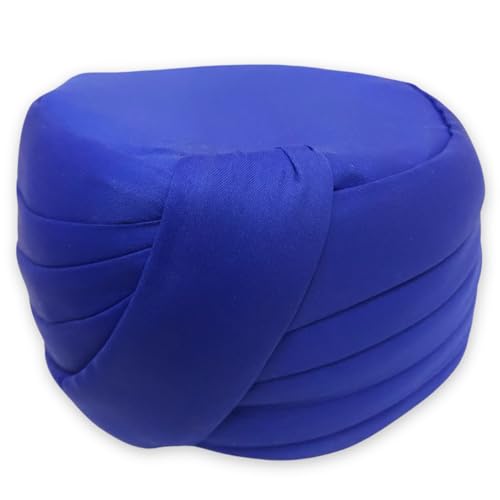 Image of Kaku Fancy Dresses Sardar Ji Turban for Kids Traditional Sikh Headwear for Fancy Dress, Cultural Events & Role Play Costume - Blue