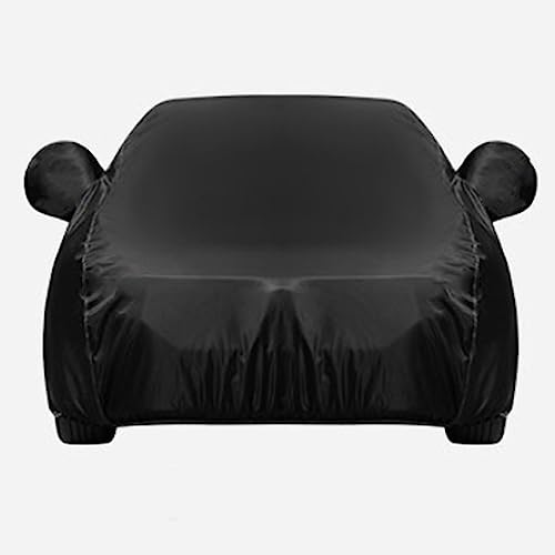 Housse de Voiture pour Maserati GranTurismo GT Sport GT-S/MC GT-MC/MC Stradale GT-MCS 2007-2015, Housse de Protection Voiture Exterieur UV Résistante Coupe-Vent Imperméable,1 Black-B