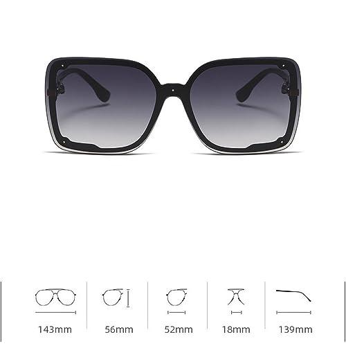 Lunettes de soleil carrées sans monture légères contre la fatigue oculaire - 2