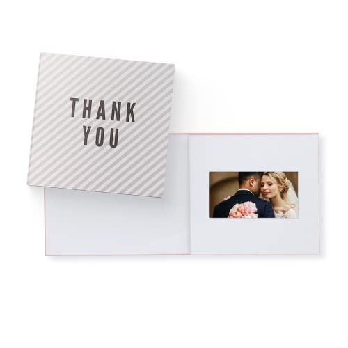 Heirloom Thank You Video Book - Create Your Own Digital Greeting Card Gift With Your Memories - Anniversary, Christmas, Wedding - Plays 10 Minutes Of Video And Photos cover