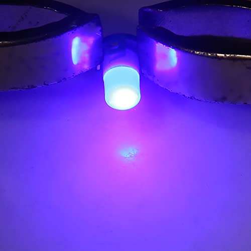 uxcell 15pcs Luz LED azul T4.2 12V para tablero automotriz miniatura 5