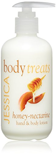 JESSICA Body Treats Hand and Body Lotion, Honey Nectarine, 245 ml, 245 ml (Pack of 1)