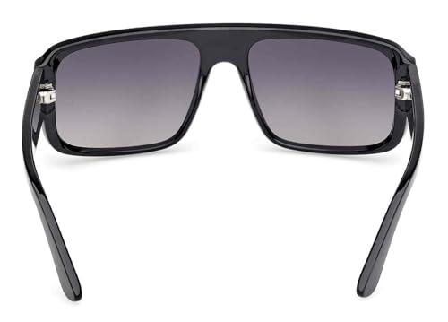 Harley-Davidson Men's Fashion Shield Sunglasses, Black Frame/Smoke Gradient Lens3