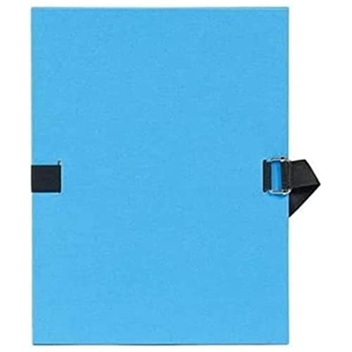 Chemises à dos extensible 13 cm Exacompta en papier toilé avec sangle