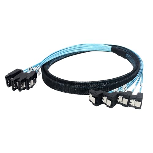 Cables SATA 90 grados 3.3 pies set 4 unidades miniatura 2