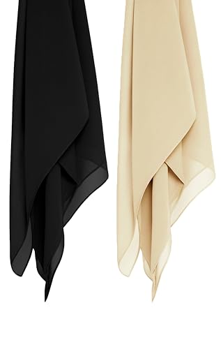 Image of Premium Georgette Hijab for Women, Lightweight and Breathable | 180x70 cm