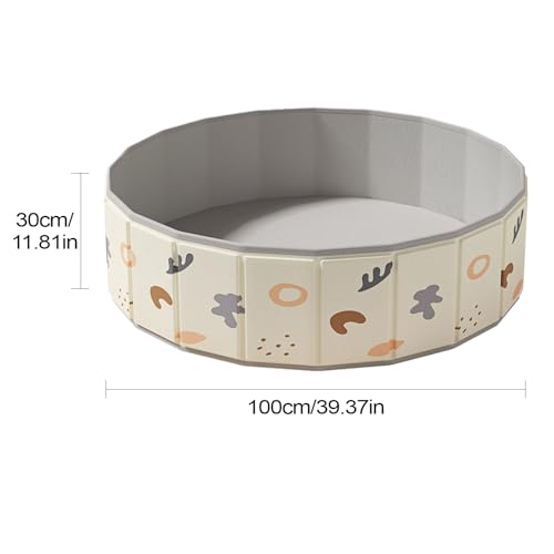 Klappbarer Hundepool,Faltbare Hundebadewanne - rutschfeste Badewanne & Planschbecken Für Drinnen & Draußen, Sommer Wasserspiel & Gartenspaß