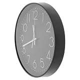 Uonlytech Große Stille Wanduhr mit Klaren Zahlen Einfachem Design Geräuschlos aus Robustem für...
