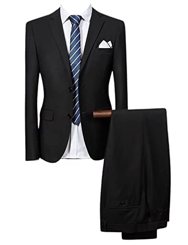 Costume Mariage et Affaires pour Homme avec Veste de Smoking Ajustée et Pantalon Élégant