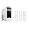 SimPure Q3-600 Reverse Osmosis System with T33 Faucet+2 CF Filter Replacement Cartridges+ RO Filter Replacement Cartridge