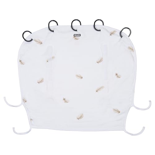 Dooky Universal Sunshade - Feather Design, Adjustable UV Cover for Strollers Car Seats & Prams, Baby Sun Protection Canopy - Image 3