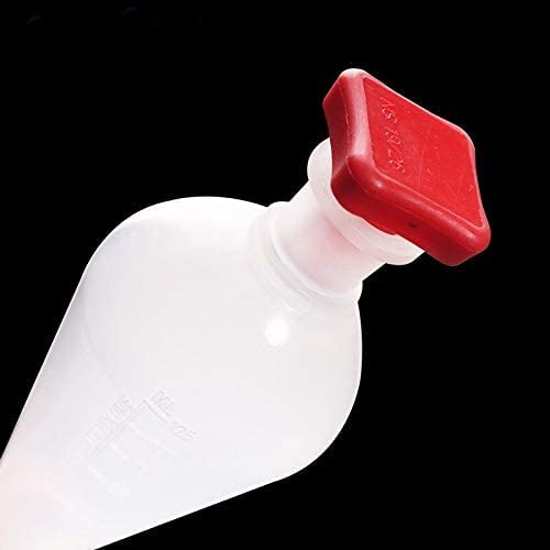Embudo colador de cocina Embudo separador de plástico en forma de pera de 1000 ML con tapón de PTFE Embudo separador de PP Suministros de laboratorio Universal