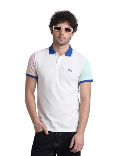 Image of JACK & JONES Men's Cotton Slim Fit T-Shirt