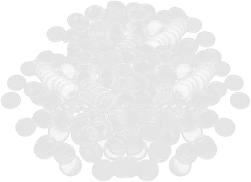 300 cápsulas plásticas redondas para monedas 19mm miniatura 2