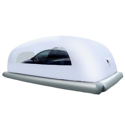 WARSUN Indoor Inflatable Car Cover 19X8.5X5.5Ft Portable Car Shield Car Showcase Inflatable Garage for Car Cover and Storage
