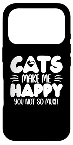 Cats Make Me Happy You Not So Much Humans Make My Head Hurt �X�}�z�P�[�X iPhone 17 Pro �p
