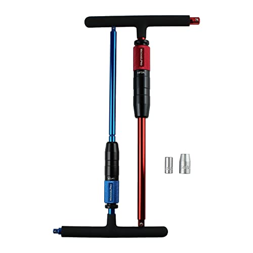 Michaelpro Gift Edition 1/4" & 3/8" Drive 2 Way Speed Adjustable T Handle Wrench Set, Patented Design With Spinner Handle, 3 Level Grip Positions, T Bar Socket Wrench Set, Mp009015-Xm #TOP23