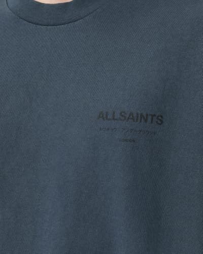 Image of AllSaints Men's Underground Oversized Short Sleeve Crew Neck Shirt