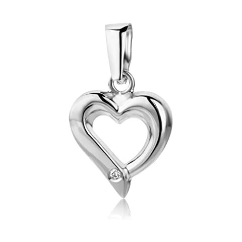 Colgante de mujer Miore con oro blanco y diamantes Cover