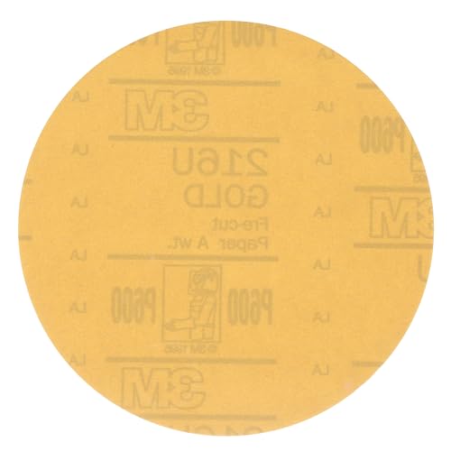 Grain P50 puissant pour le disque 3M 912 Hookit Doré 7,6 cm à haute endurance
