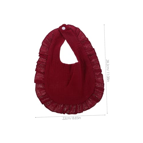 Bavoirs de dentition absorbants en coton pour les repas de bébé