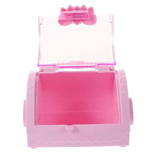 BESPORTBLE Treasure Chest Organizer for Toys and Keepsakes Heart-shaped Design for Pirate Theme Parties and Home Decor for Boys and Girls