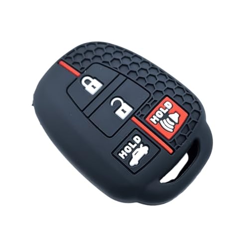 Housse pour Toyota Camry et Corolla étui clé silicone 4 boutons