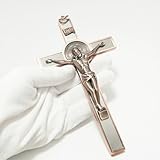 Photo Gallery rzrhmuhn crocifisso in ottone anticato con medaglia di san benedetto e inri, 17,5 cm in lega di zinco croce di gesù decorazione da tavolo, in confezione regalo, arte religiosa per casa altare e chiesa Photo Gallery rzrhmuhn crocifisso in ottone anticato con medaglia di san benedetto e inri, 17,5 cm in lega di zinco croce di gesù decorazione da tavolo, in confezione regalo, arte religiosa per casa altare e chiesa