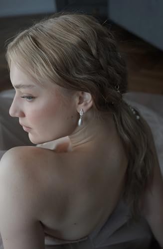 Pearl Earrings for Women Gold Pearl Drop Dangle Earrings Wedding Bridal Bridesmaid Jewelry Gifts for Women2