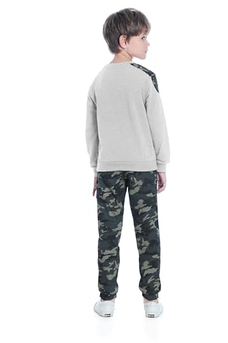 Conjunto infantil de camuflaje para niños que buscan comodidad y estilo actual 6