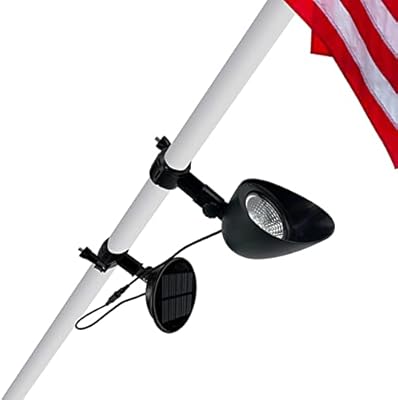 LumeGen Micro LED Solar Flagpole Light
