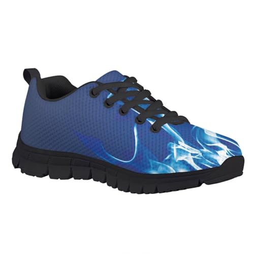 Blue Fire Girls Tennis Shoes Size 11.5 Big Kids Water Shoes Breathable Upper Breathable, Dry, Grip Safe Protection for Children on The Go in Summer Black