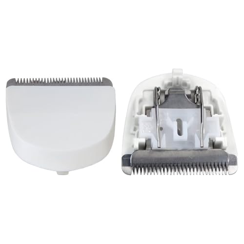 2pcs Clipper Replacement Trimmer Blade, Replacement Hair Blade for Snap On Wahl Peanut Hair Clipper #2068-300,8685-1701, White