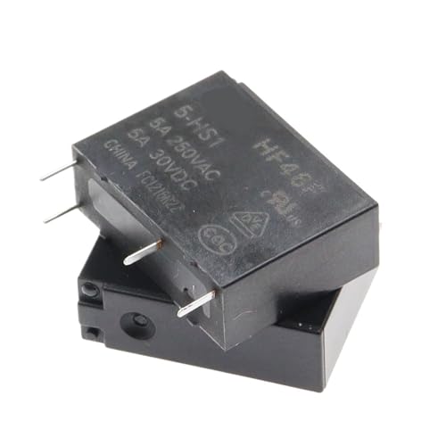 Relais de puissance 5A HF46F-5-HS1 5V micro relais normalement ouvert pour circuit imprimé PCB - 4