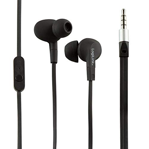 LogilinkHS0042 Water Resistant Stereo In-Ear Headset - Black