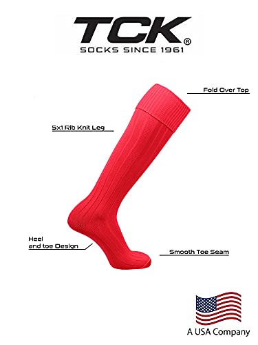 Image of Soccer Socks With Fold Down Top - European Style for Adults - Men and Women