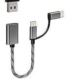 Micro USB+USB-C macho para USB A fêmea adaptador 3.0 OTG cabo acessórios tipo Android Thunderbolt conversor adaptador mouse câmera leitor de cartão teclado pen drive para IPhone15 Pro Max Plus iPad
