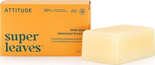 ATTITUDE Body Soap Bar, Natural Origin, Protects and Softens Dry ...