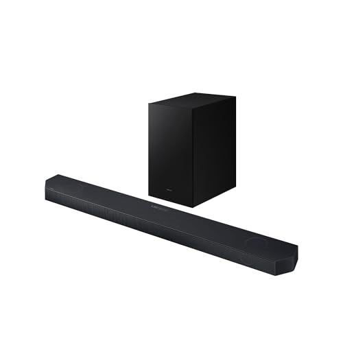 Samsung Q-Serie Soundbar HW-Q600H/XC 3.1.2 Canali, Subwoofer, Wireless Dolby Atmos, Q-Symphony, Adaptive Sound, Connessione TV Wireless, 2026