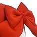 Menolana Cute Ski Helmet Cover Helmet Decoration Birthday Gifts Decorative Skiing Helmet Cover Helmets Accessories for Snowboard Cap, White Hat Red Bow