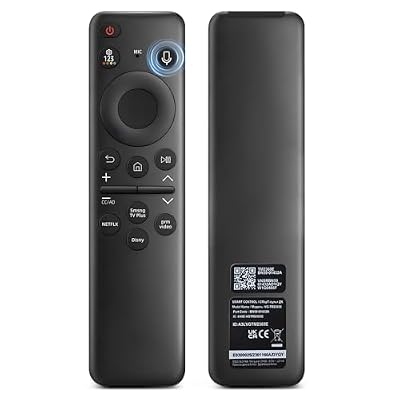 for Samsung TV Remote Replacement, BN59-01432A Rechargeable Voice Remote Control Compatible with Samsung Neo QLED, 8K, The Frame and Crystal UHD Series
