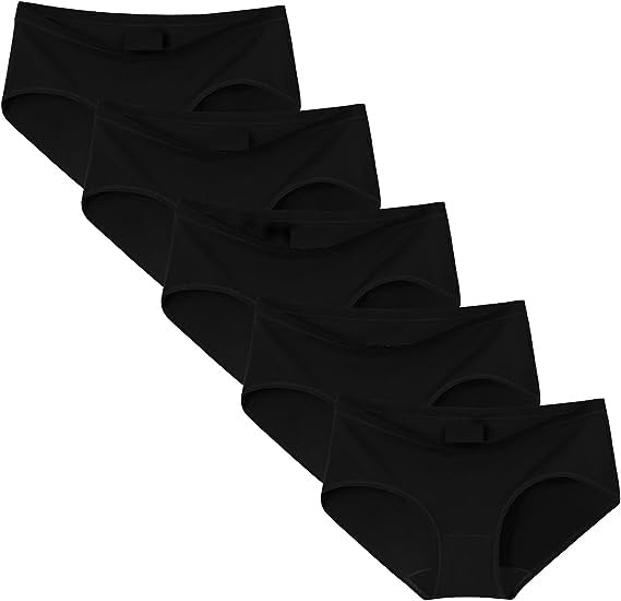 Women's Seamless Panty Soft & Thin No Show Modal Underwear Quick Dry Panties for Summer (Pack of 5) (Multicolor)-image-19