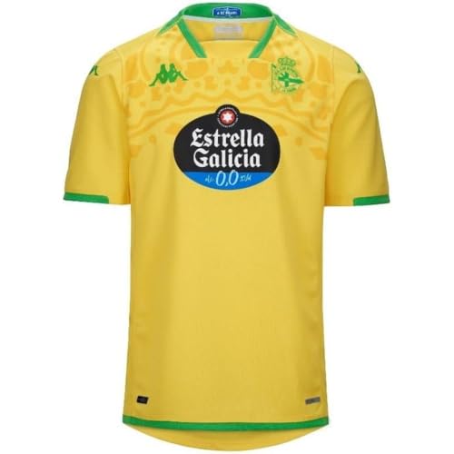 Kappa Camiseta Kombat Away Deportivo XXL Amarillo/Verde