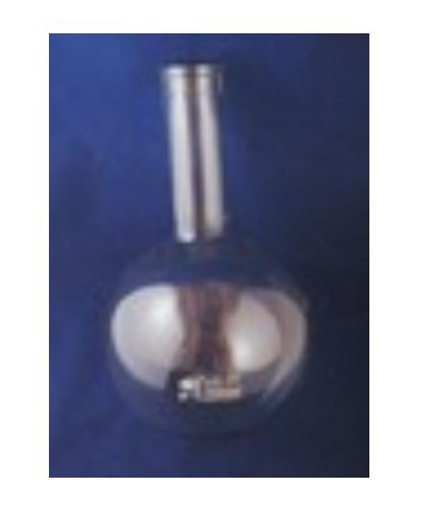 Gowe 5000 ml lungo collo rotondo con fondo di vetro da laboratorio vetreria