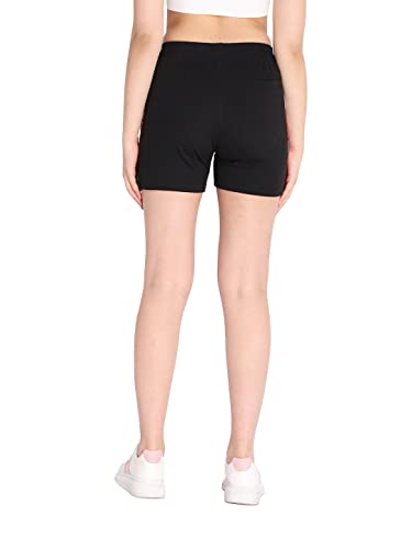 Image of CHKOKKO Women's Regular Cotton Regular Fit Plain Shorts for Women