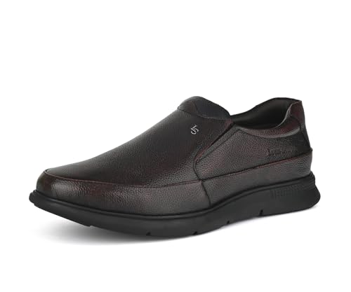 Image of LOUIS STITCH Genuine Leather Shoes for Men | Lightweight Eva Sole Men's Shoes | Comfortable Slip on Shoes | LSLXPDMC
