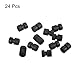 sourcing map RC Vibrationsschutz Gummi Bälle für RC F4 F7 Flugregler M2x6.6mm Stoßdämpfung Bälle (Schwarz) 24Pack